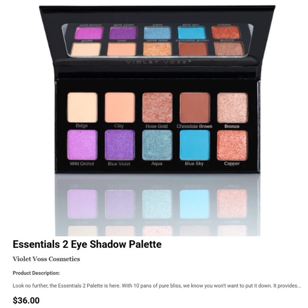 Violet Voss Essentials 2 Pro Series Eyeshadow Palette